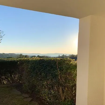 With One Bedroom In With Wonderful Sea View Shared Pool And Furnished Garden 1 Km From The Beach *